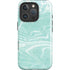 Mint Marbling iPhone 16 Pro Magsafe Impact Case